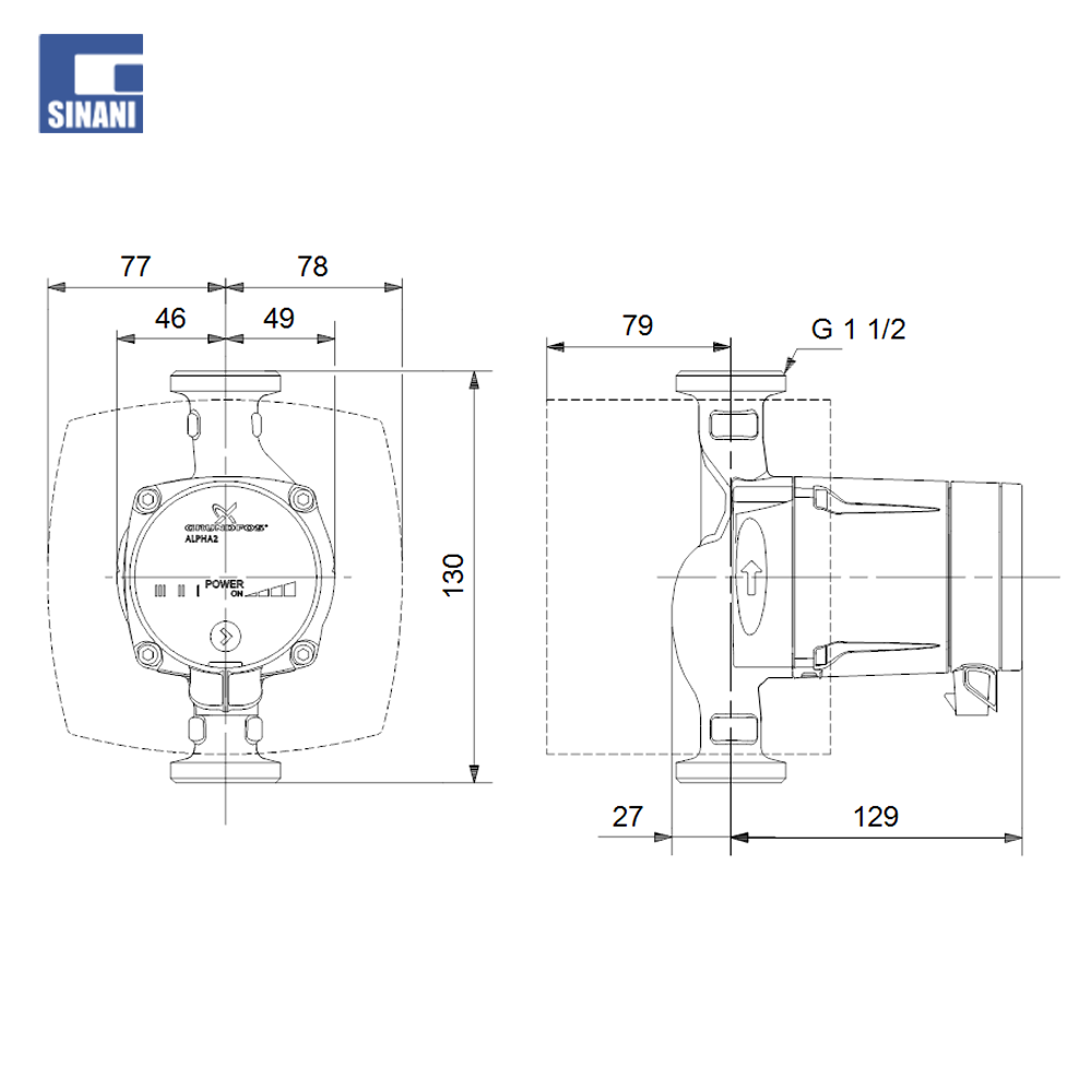 Pompe qarkulluese Alpha2 L