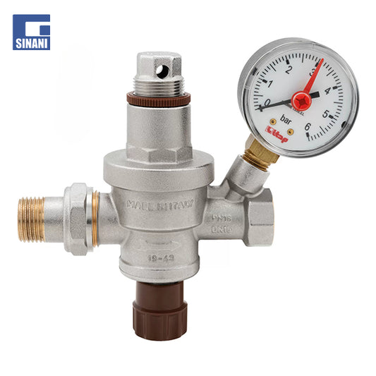 Grup furnizimi 1/2" me manometer dhe regjistrim
