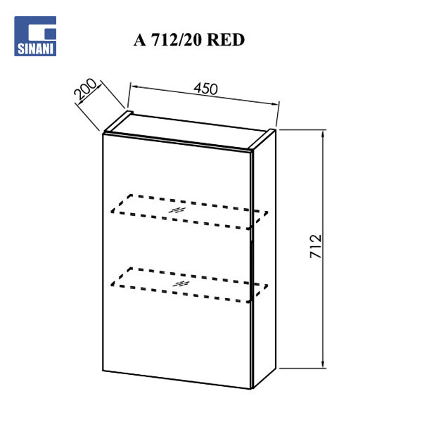 Kollonë e vogël për mobilje tualeti Adele