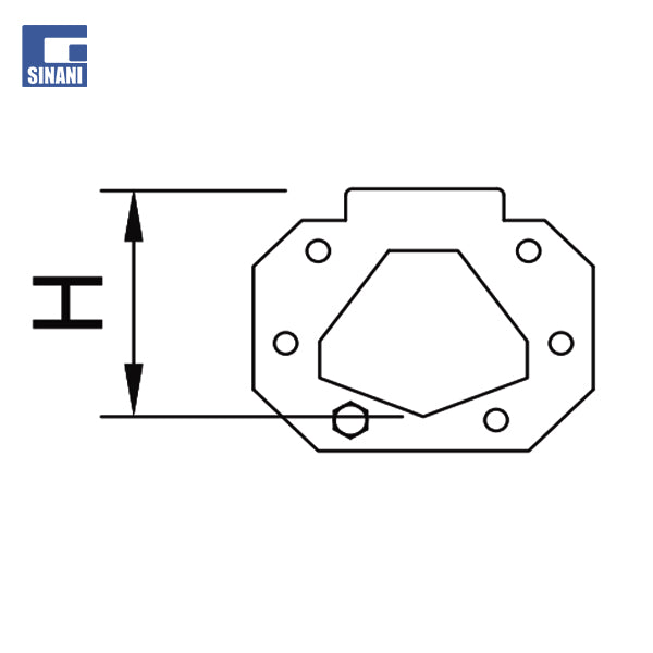 Set gomina + bullona e dado per kanaline modulare slot channel 20 mm