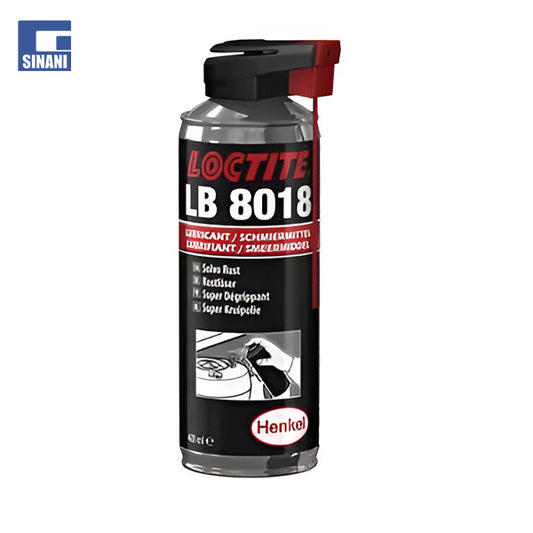 Loctite LB 8018, spray me vaj mineral, heq ndryshkun dhe liron pjeset e ndryshkura