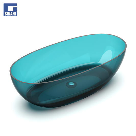 Vaskë transparente Celia Aqua Blue