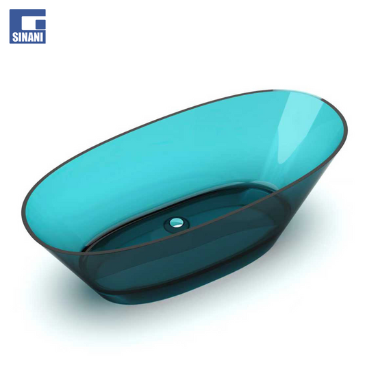 Vaskë transparente Margot Aqua Blue