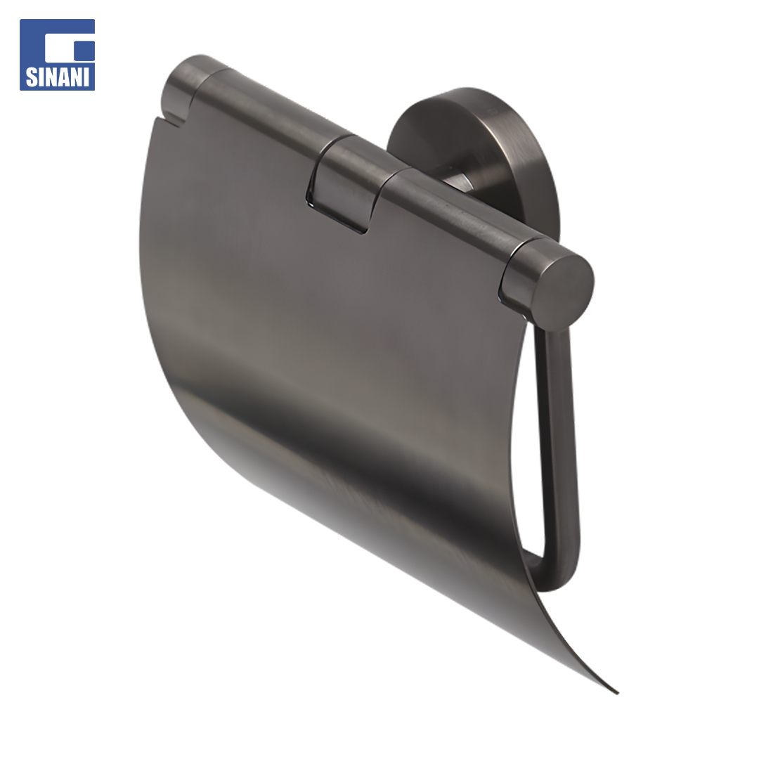 Mbajtëse letre higjienike Brushed Metal Black