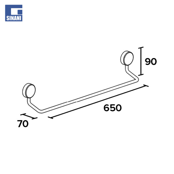 Mbajtëse peshqiri Simple