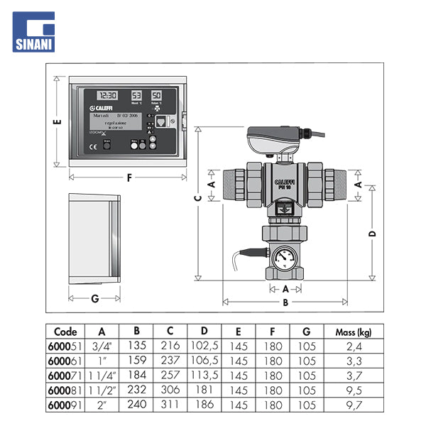 Valvol 3-rrugëshe dezinfektuese Legiomix me kokë motorike