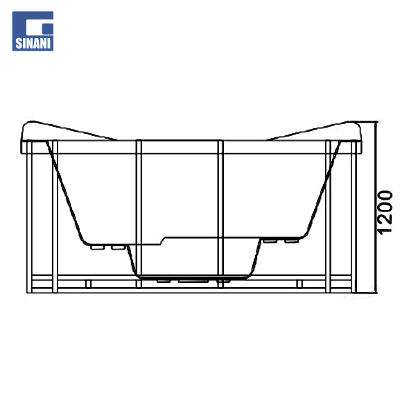 Minipishinë me hidromasazh dhe ajërmasazh Sophie