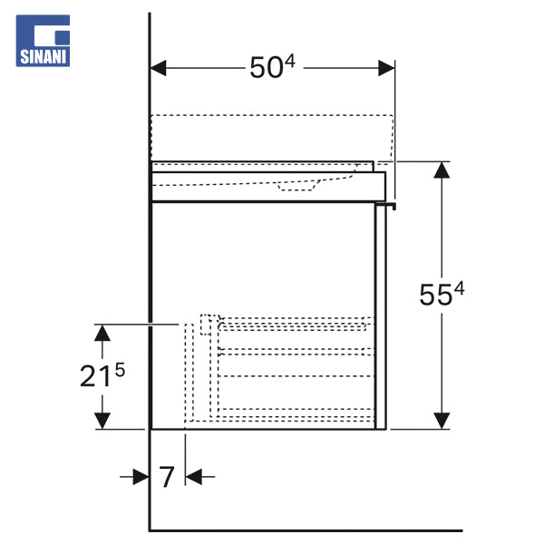 Mobilje tualeti Citterio