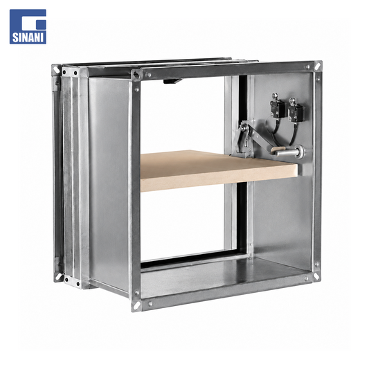 Damper manual katror MP3 STF WK25 500Pa Compact + 2 Microswitch