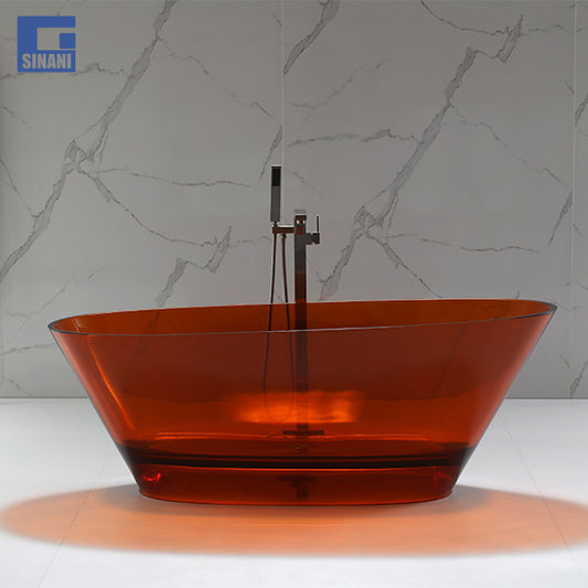 Vaskë transparente Margot Amber Orange