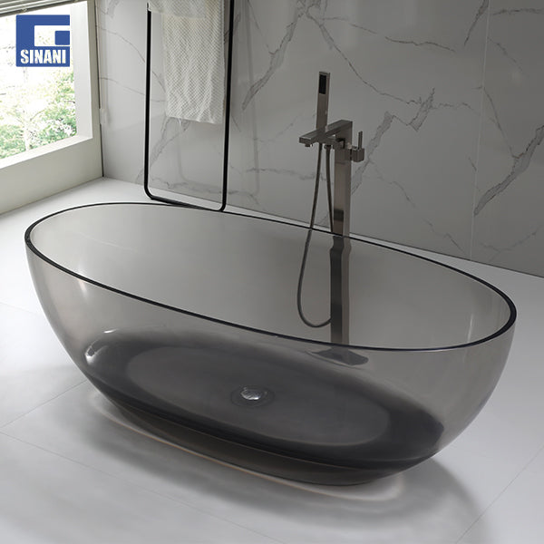 Vaskë transparente Celia Smoky Gray