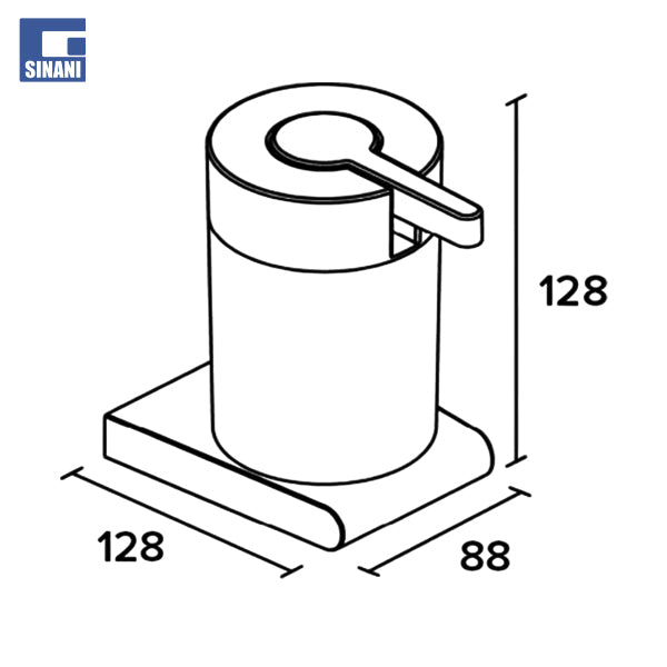 Mbajtëse sapuni likuid Cut