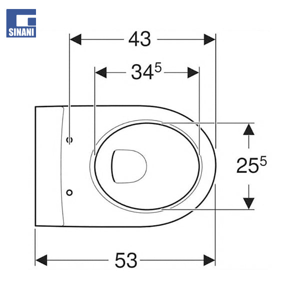 WC-Bide sospezo rimfree Icon