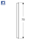 Pasqyrë tualeti Option Basic Square 90x70 me ndriçim Led