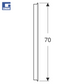 Pasqyrë tualeti Option Basic Square 60x70 me ndriçim Led