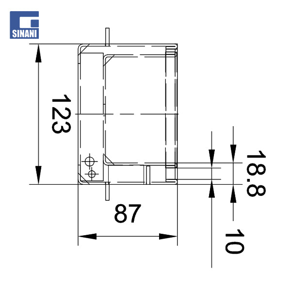 SlotTop Caditoia L per inspektim kanali Multiline V100 W123