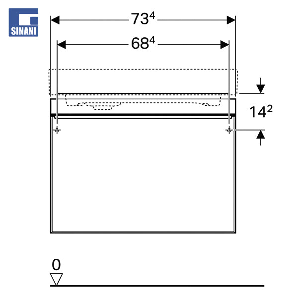 Mobilje tualeti Citterio