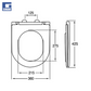 Kapak WC-je sospezo tornado Lumira V2