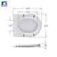 Set tualeti sospezo Opal
