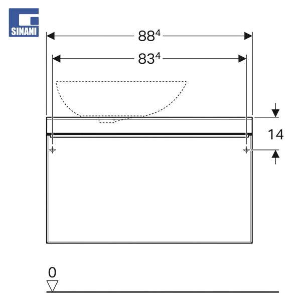 Mobilje tualeti Citterio