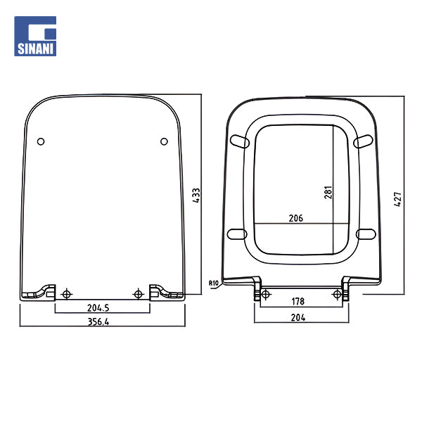 Kapak WC-je soft close Life