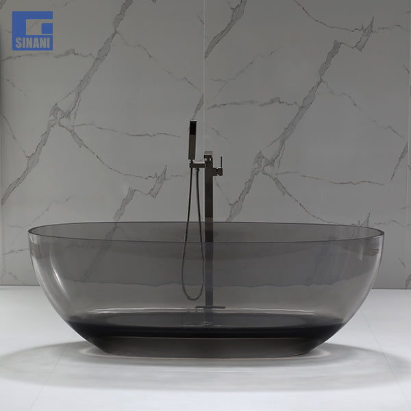 Vaskë transparente Celia Smoky Gray