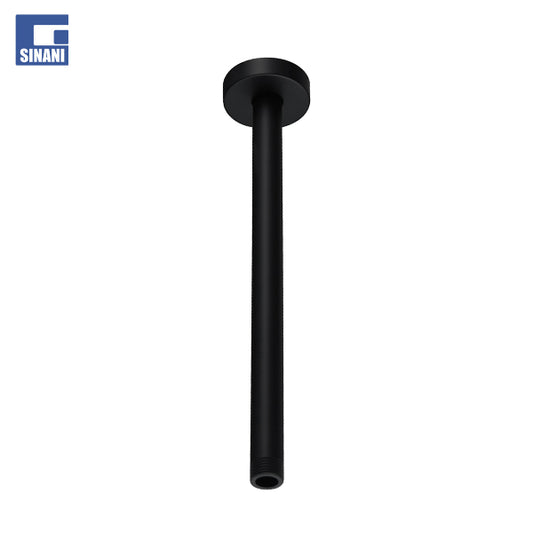 Krah dushi tavanor rrethor i zi mat 30 cm