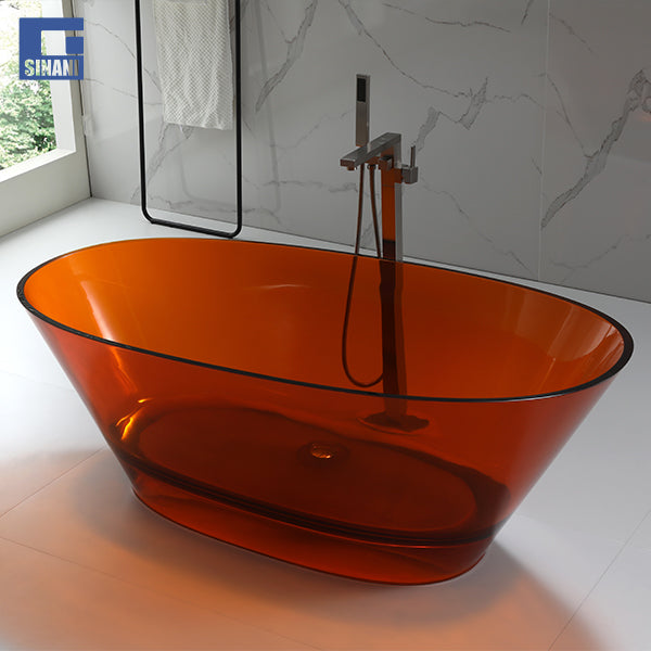 Vaskë transparente Margot Amber Orange