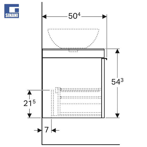 Mobilje tualeti Citterio