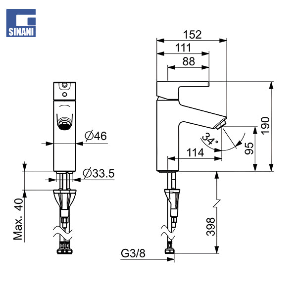 Grup lavamani HansaVantis XL