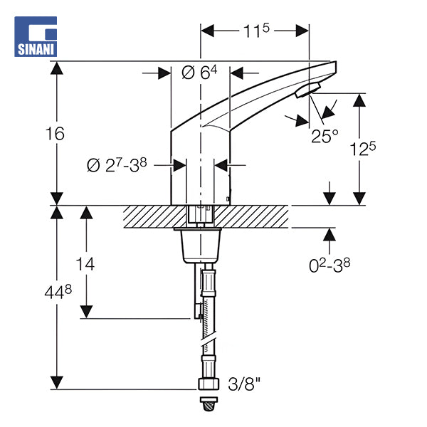 Grup lavamani me sensor HyTronic85