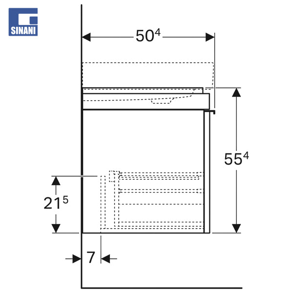Mobilje tualeti Citterio