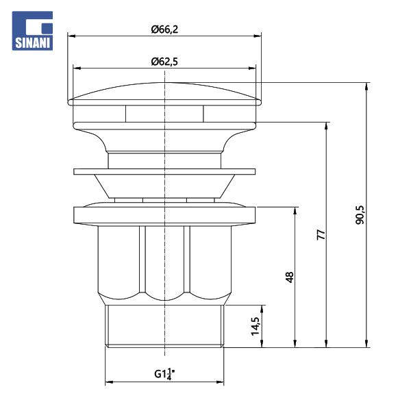 Piletë plastike Click-Clack