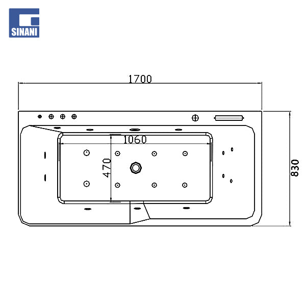 Vaskë me hidromasazh dhe ajërmasazh Elsa