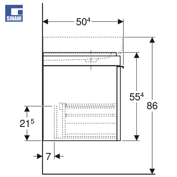 Mobilje tualeti Citterio