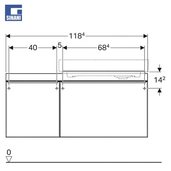 Mobilje tualeti Citterio